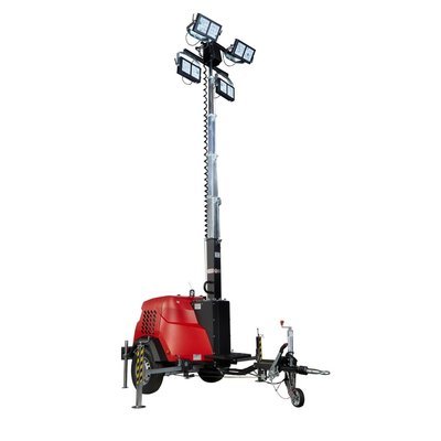 8.5m Road Tow Poly Shell Lighting Tower Hire