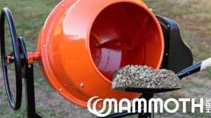 How to use a cement mixer