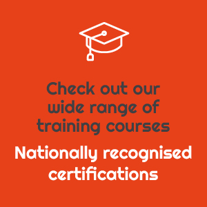 Check out our wide range of training courses. Nationally recognised certifications