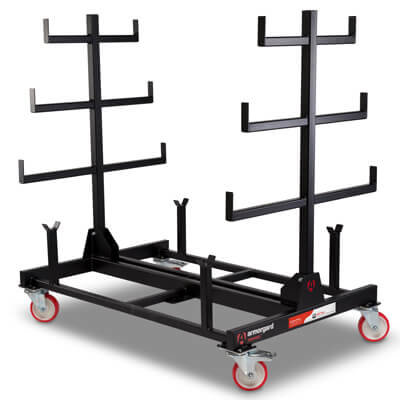 A Mobile - 2000Kg 3m - Pipe Rack on a white background.