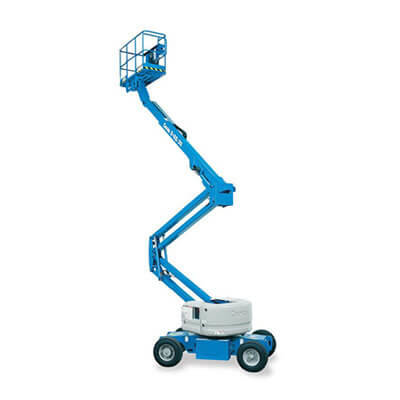 A Genie G4525BIS 15m B-Energy Articulating Boom Lift on a white background.