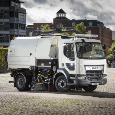 Operated Road sweeper